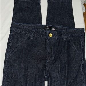 Susie Rose Dark Blue Denim cargo junior Jeans
